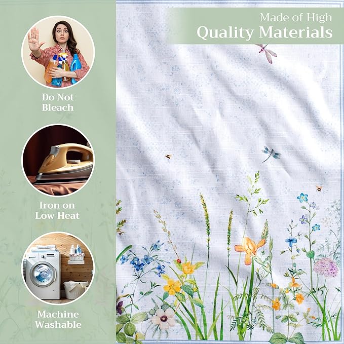Maison d' Hermine Cloth Napkins Set of 4 100% Cotton Everyday Reusable Square - Image 3