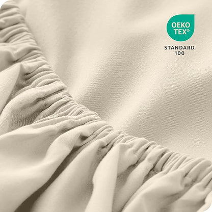 Bare Home 2-Pack Fitted Bottom Sheets King - Image 5