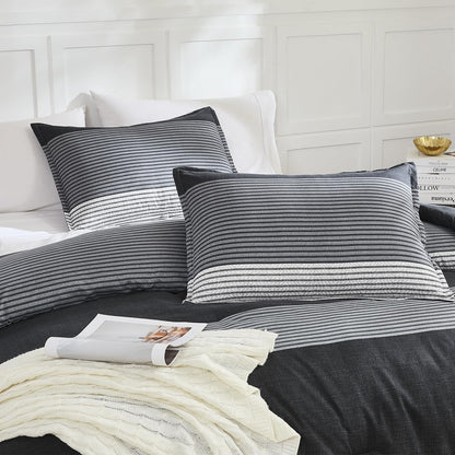 litanika full comforter set black - 3 pieces, package contents
