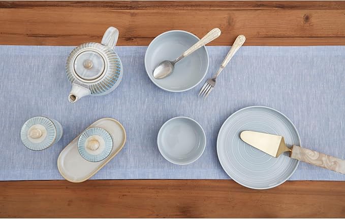 Solino Home Linen Table Runner 72 Inches Long - Image 3