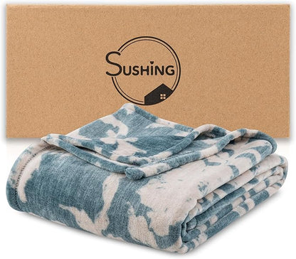 Luxury Printed Fleece Warm Blanket, Soft Lightweight Velvety Plush Throw - Image 6