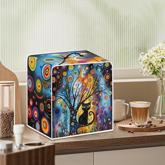 Modern Art Cat Coffee Maker Covers - Image 3