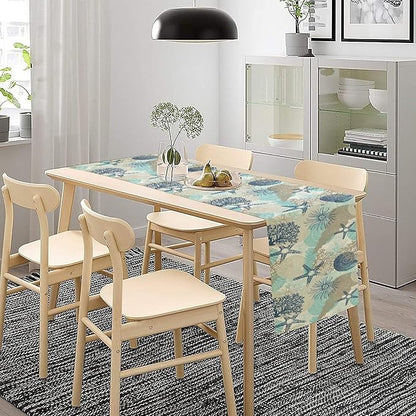 Ocean Starfish Table Runner, Coastal Coral Starfish Seaside Nautical Beach - Image 8