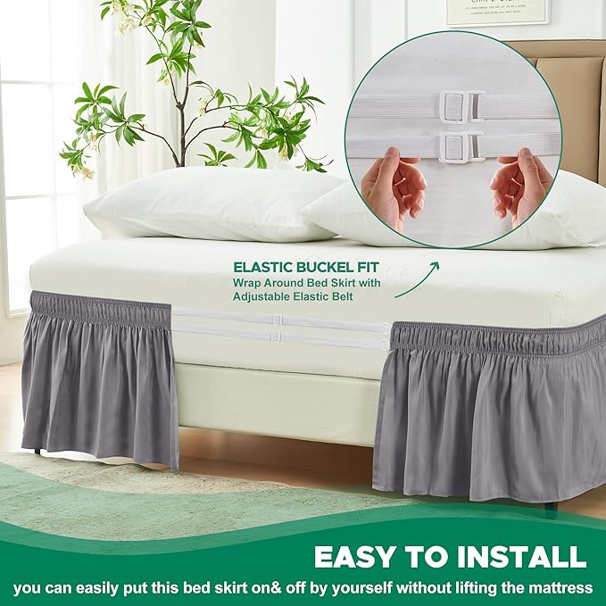 Biscaynebay Wrap Around Bed Skirts - Image 5