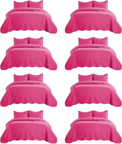 IR Imperial Rooms 8 Pack California King Quilt Bedding Set by IRImperialRooms