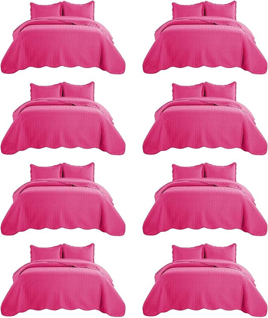 IR Imperial Rooms 8 Pack California King Quilt Bedding Set by IRImperialRooms