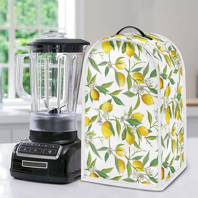 Yellow Lemon Blender Dust Cover, Anti Fingerprint Polyester Stand Mixer or - Image 5