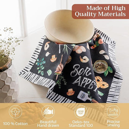 Maison d' Hermine Cloth Napkins Set of 4 100% Cotton Soft & Durable Everyday - Image 3