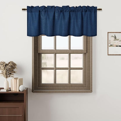 Hiasan Faux Linen Valance Curtains by Hiasan