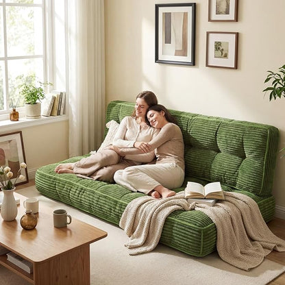 63 Inch Folding Sofa Bed Convertible Chair, 2-in-1 Convertible Boneless Sofa - Image 9