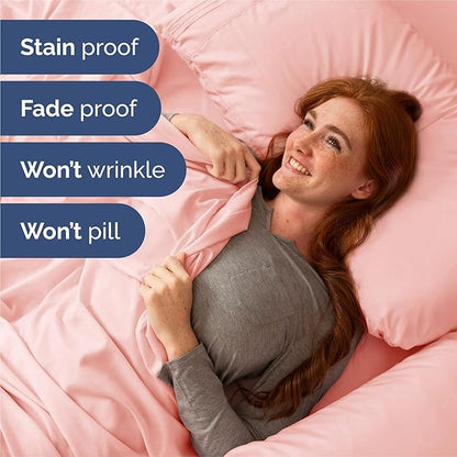 King Size 4 Piece Sheet Set - Image 5