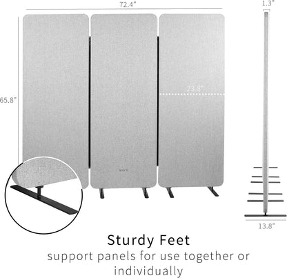 vivo gray freestanding 72 x 66 in privacy, close-up detail