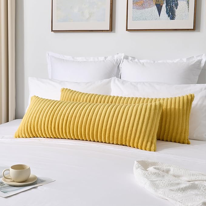 Kevin Textile Soft Plush 14x36 Inch Long Lumbar Pillow Cover 1 Pack, Luxury - Image 6