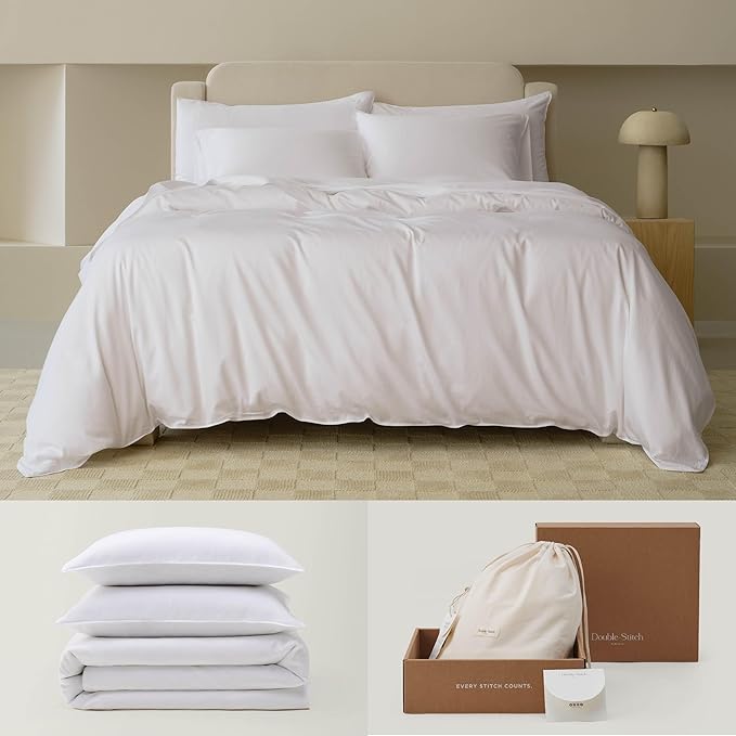 Double Stitch Cotton Tencel Duvet Cover by DoubleStitch