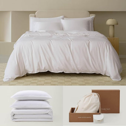 Double Stitch Cotton Tencel Duvet Cover by DoubleStitch