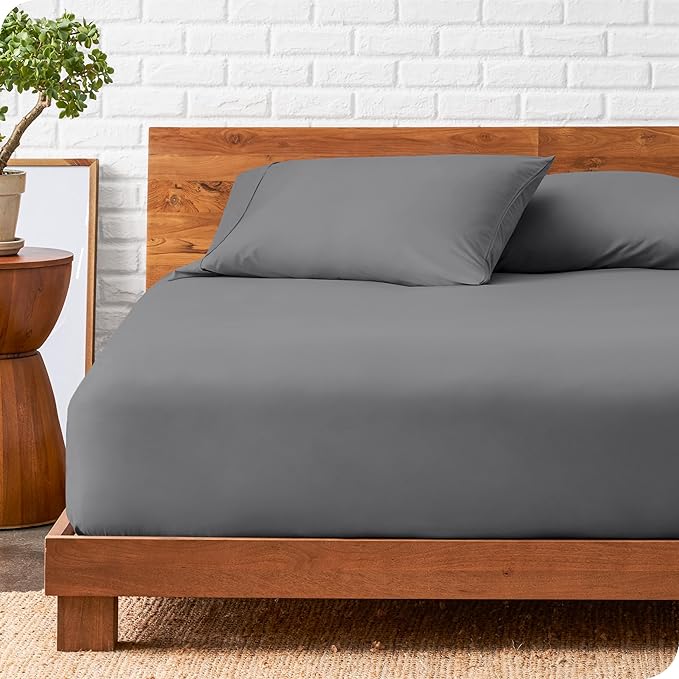Bare Home Fitted Bottom Sheet Twin Extra Long by BareHome