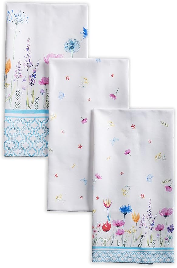 Maison d' Hermine Kitchen Towels Set of 2 100% Cotton 27.50" x 20" Reusable by MaisondHermine