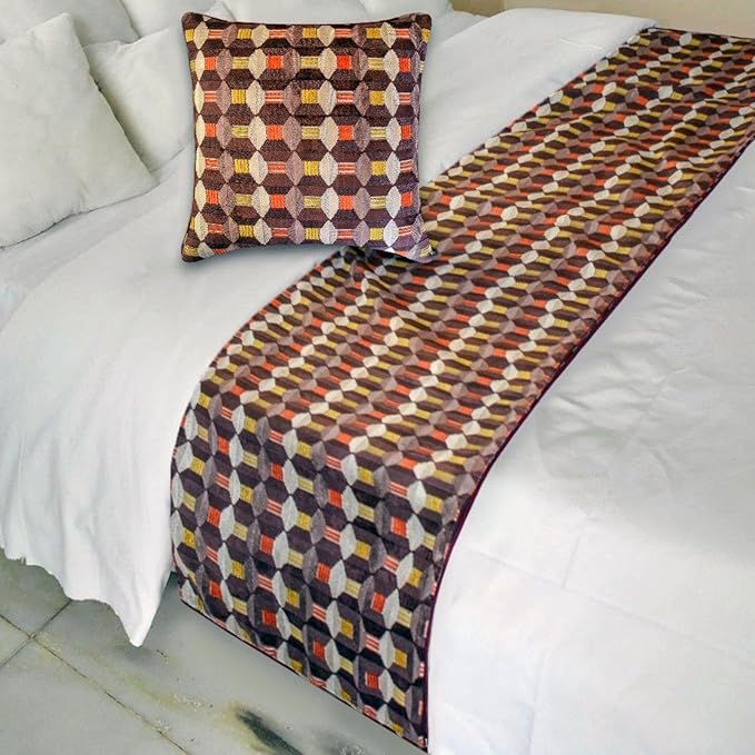 The HomeCentric Orange Bed Runner - Image 2