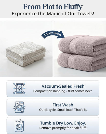 lane linen towel set quick dry 100% cotton, close-up detail