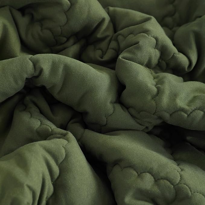 NTBAY Down Alternative Oversized Toddler Comforter, Super Soft and Warm Solid - Image 7