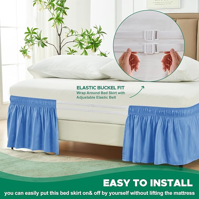 Biscaynebay Wrap Around Bed Skirts - Image 5