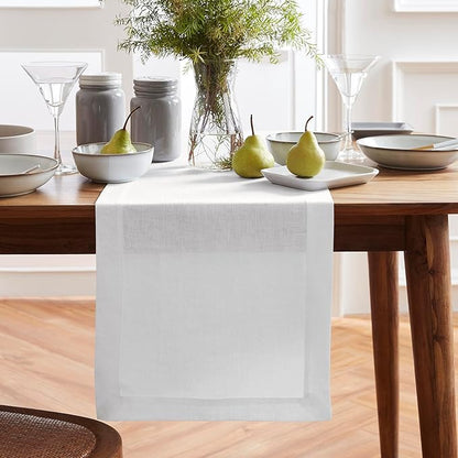 Solino Home Linen Table Runner 54 Inches by SolinoHome