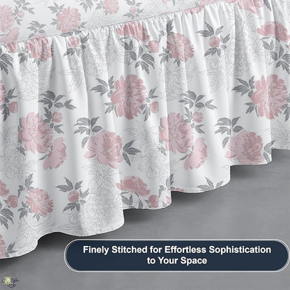 Cottington Lane Ruffled Bed Skirt Queen Size - Image 9