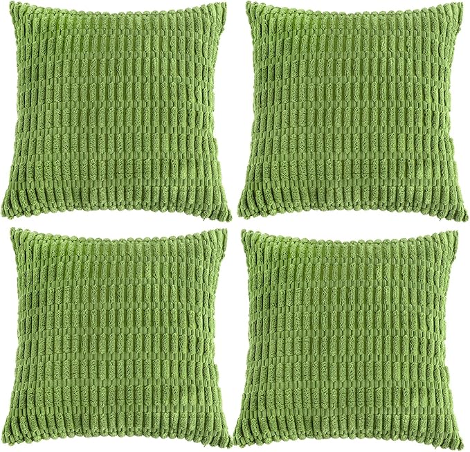 Fancy Homi 4 Packs Boho Lime Green Decorative Throw Pillow Covers 20x20 Inch by Fancy+Homi