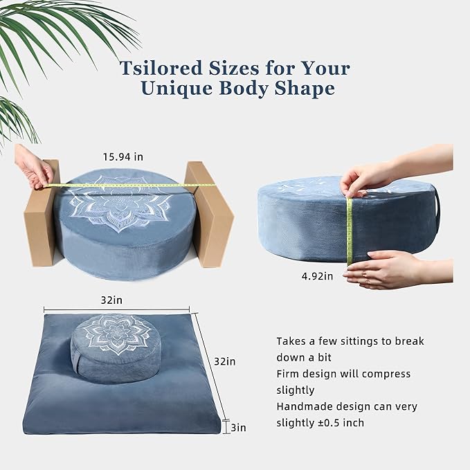 Meditation Zafu Cushion Set - Image 5