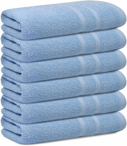 looperry 6 pack small bath towel set, main product view