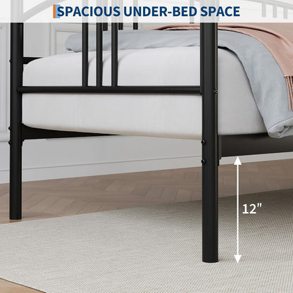 idealhouse twin daybed with trundle, metal twin size on a desk or shelf