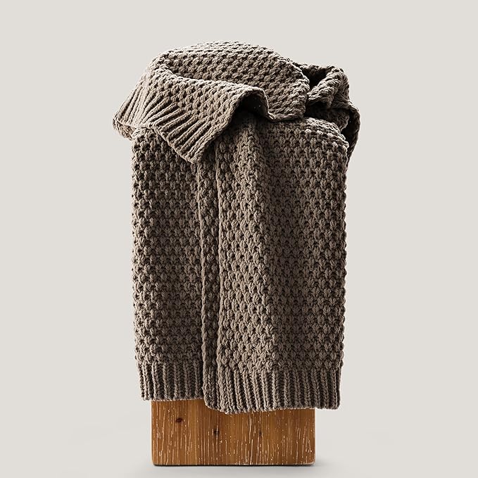 EVERGRACEHOME Chunky Chenille Knit Throw Blanket - Image 5