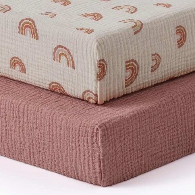 Blissful Diary Muslin Crib Sheets by ForEveryBabysBetterLife