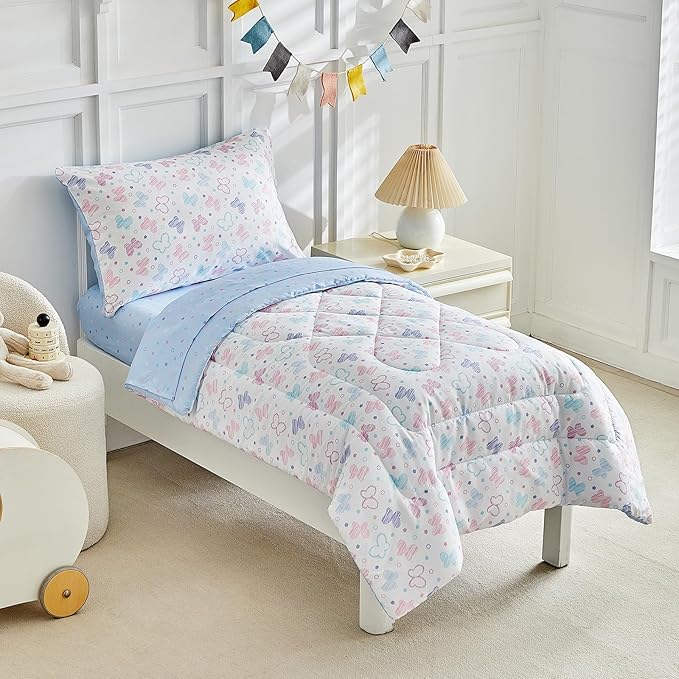 JHXHMX Butterfly Toddler Bedding Set - Image 2