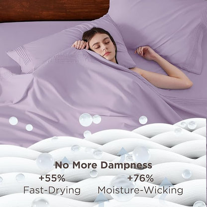Bedsure Deep Pocket King Sheet Set - Image 3
