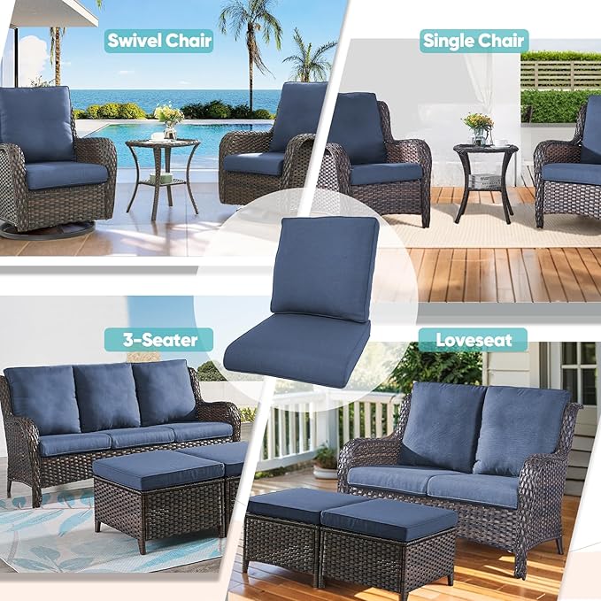 Rilyson Patio Cushions for Outdoor Furniture - Image 6