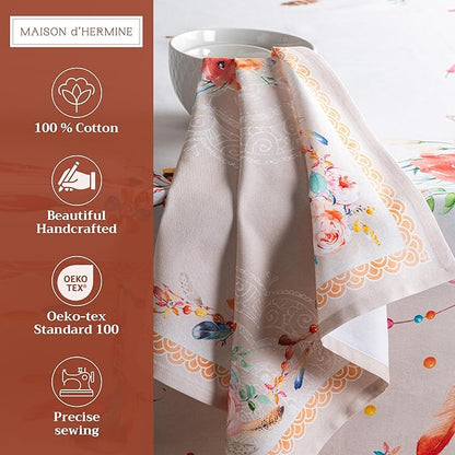 Maison d' Hermine Cloth Napkins Set of 4 100% Cotton Everyday Reusable Square - Image 2