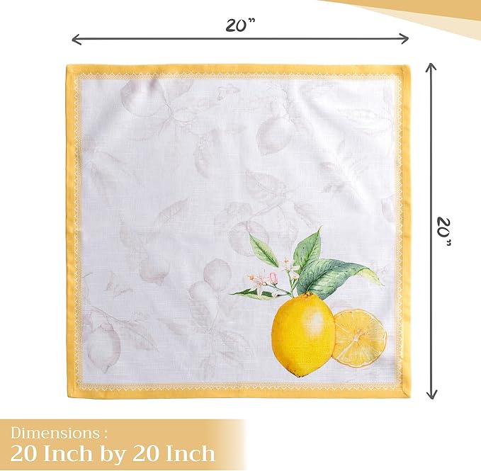 Maison d' Hermine Cloth Napkins Set of 4 100% Cotton Everyday Reusable Square - Image 4