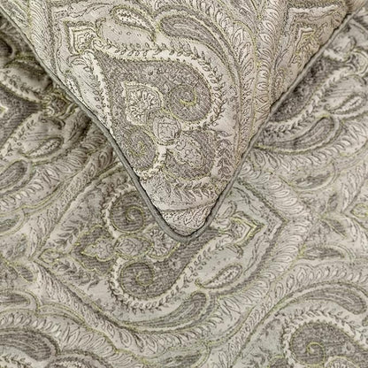 The HomeCentric King/Queen/Twin Grey Decorative Queen 74"x18" Bed Runner - Image 2
