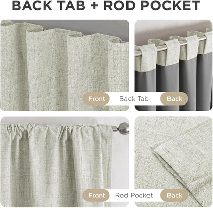 joydeco blackout curtains for bedroom - 100% light, package contents