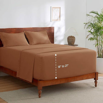 Bedsure Deep Pocket Queen Sheets Set - Image 7