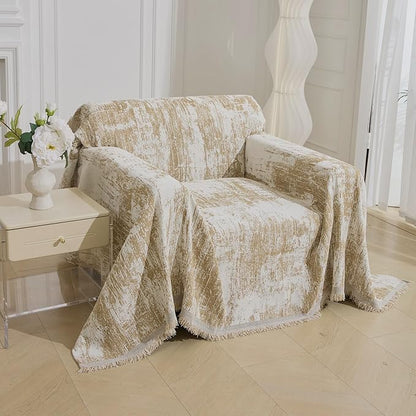 MEETSKY Small Couch Cover Oversized Recliner Covers Washable Armchair Sofa Cover by MEETSKY