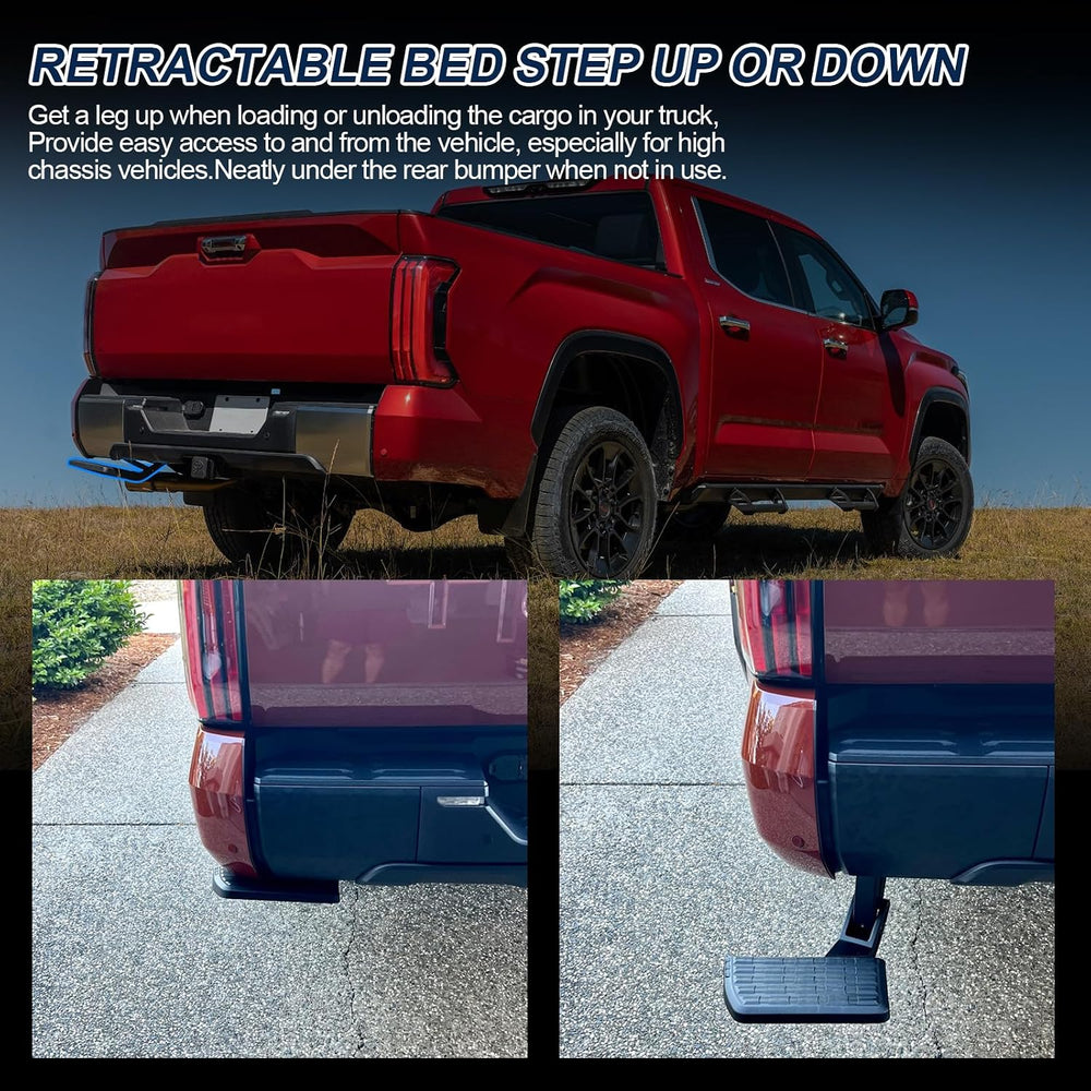 Rear Bed Step Tailgate Step Compatible with 2022 2023 2024 2025 2026 Tundra F...