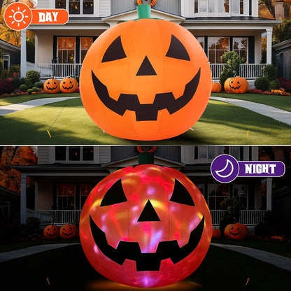 ZPISF 10 FT Halloween Inflatables Giant Pumpkin Outdoor Decorations