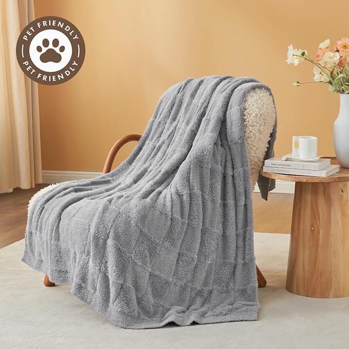 Snuggle Sac Faux Fur Throw Blanket - Image 6