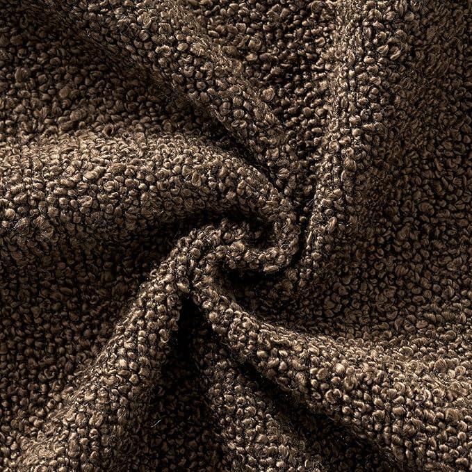 Woaboy Pack of 2 18x18 Inch Decorative Boucle Throw Pillow Covers Textured - Image 2