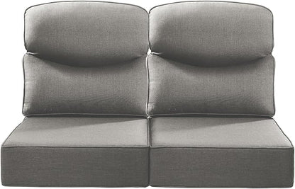 Luxury 22x24/22x25 6-Inch Smile Outdoor Seat Cushions Set of 2 by ACTREST