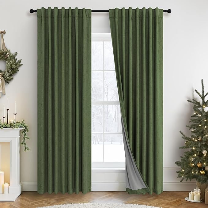 Ptialk Elegant Blackout Curtains by Pitalk
