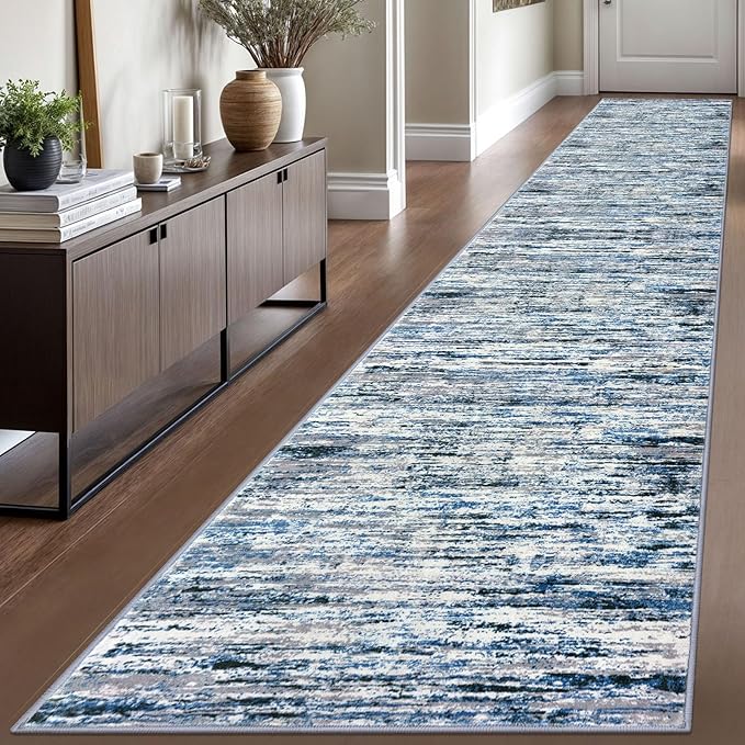Modern Abstract Runner Rug 2.6x16 by lansny