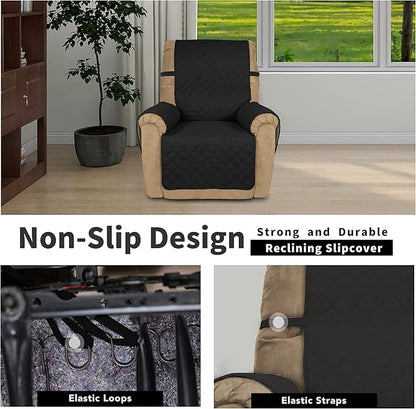 Easy-Going Recliner Chair Slipcover Reversible Sofa Cover Water Resistant Couch - Image 3